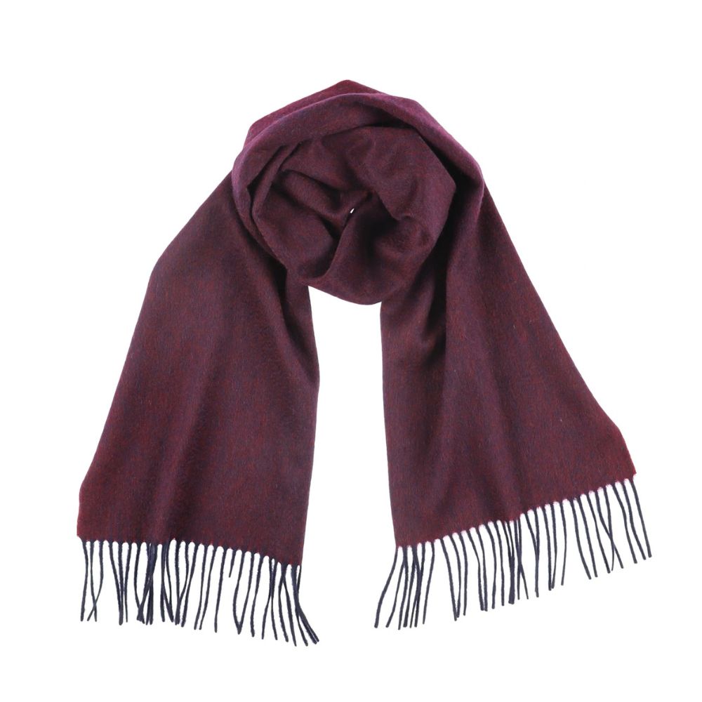 Sciarpa invernale bordeaux in cashmere da donna Parigi (4)