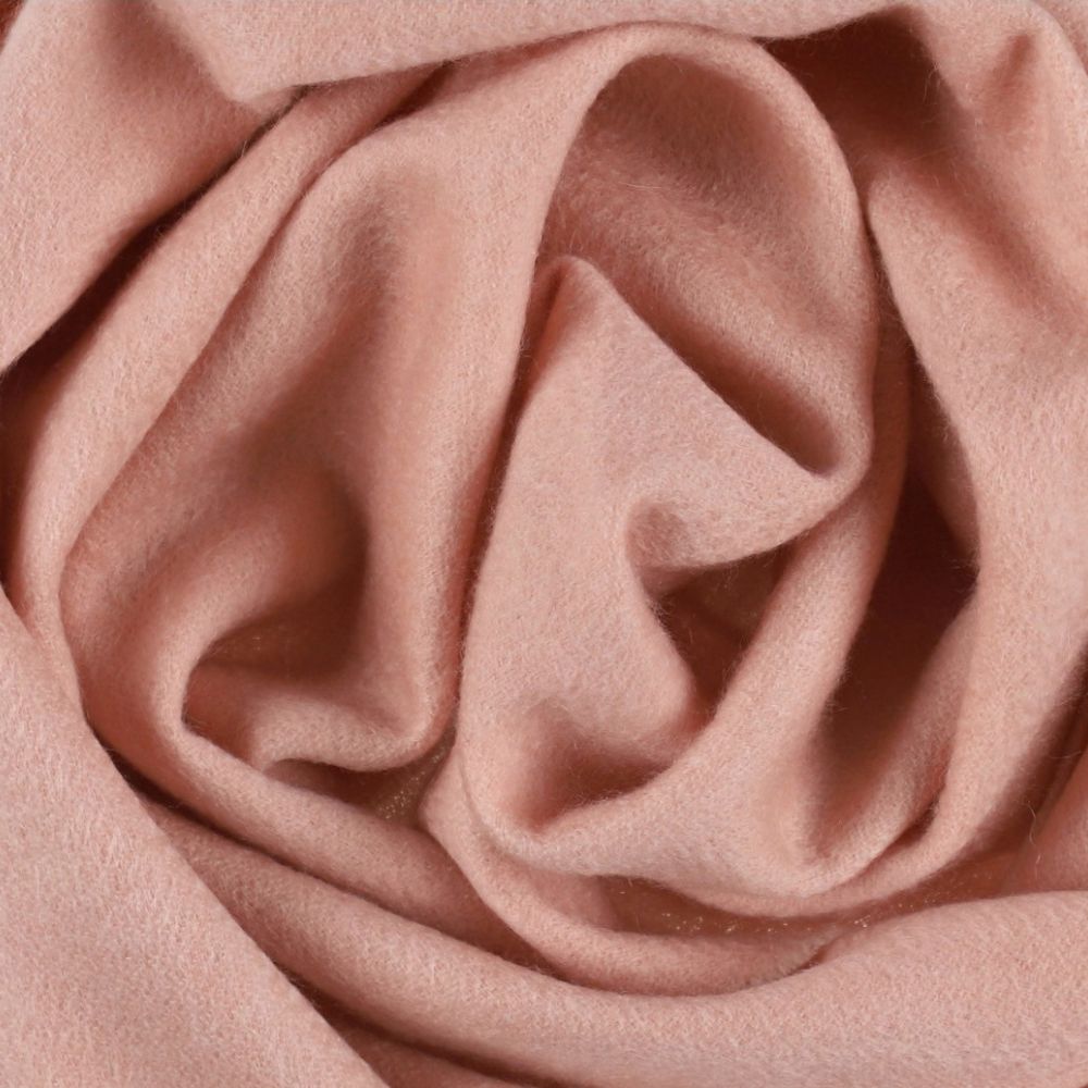 Sciarpa rosa chiaro in cashmere tinta unita da donna Parigi