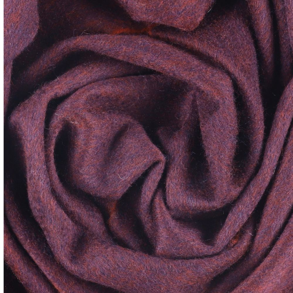 Sciarpa invernale bordeaux in cashmere da donna Parigi