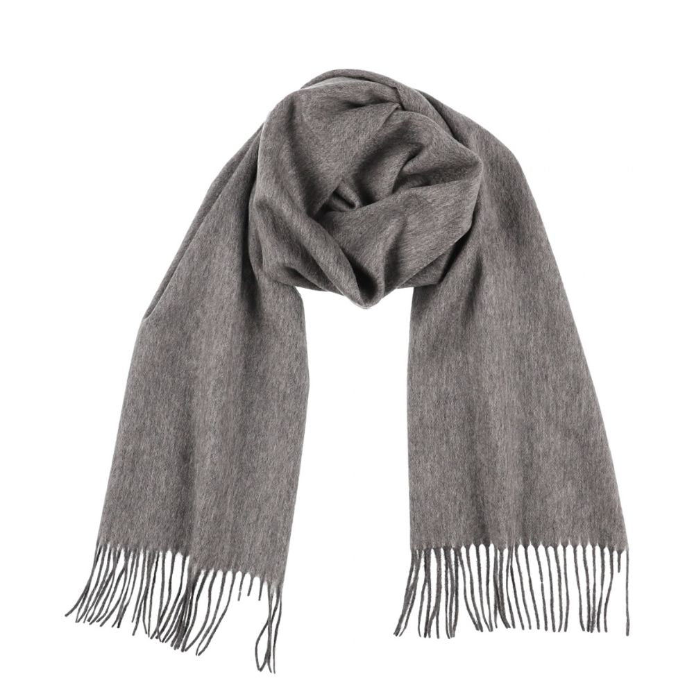 Sciarpa grigia in cashmere da donna Parigi (4)
