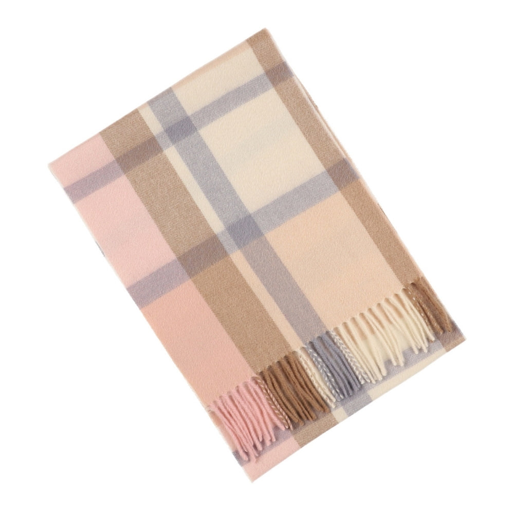 Sciarpa beige a quadri in lana 100% – Londra (6)