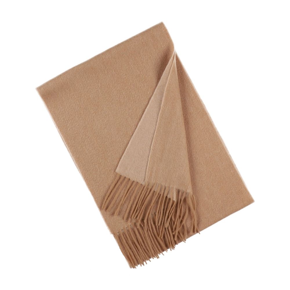 Sciarpa invernale beige chiaro in cashmere da donna Parigi (3)