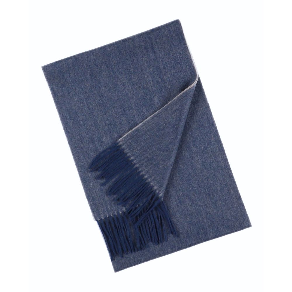 Sciarpa blu in 100% cashmere da donna Parigi (3)