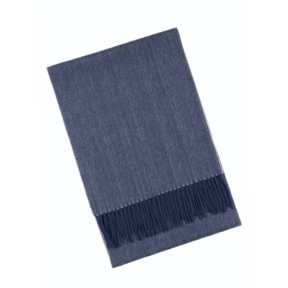 Sciarpa blu in 100% cashmere da donna Parigi (6)